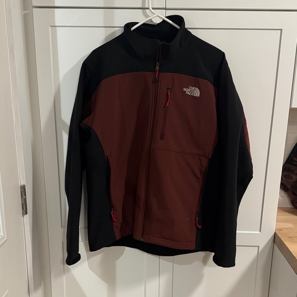 The North Face Men's Black and Dark Brown Performance Jacket​
